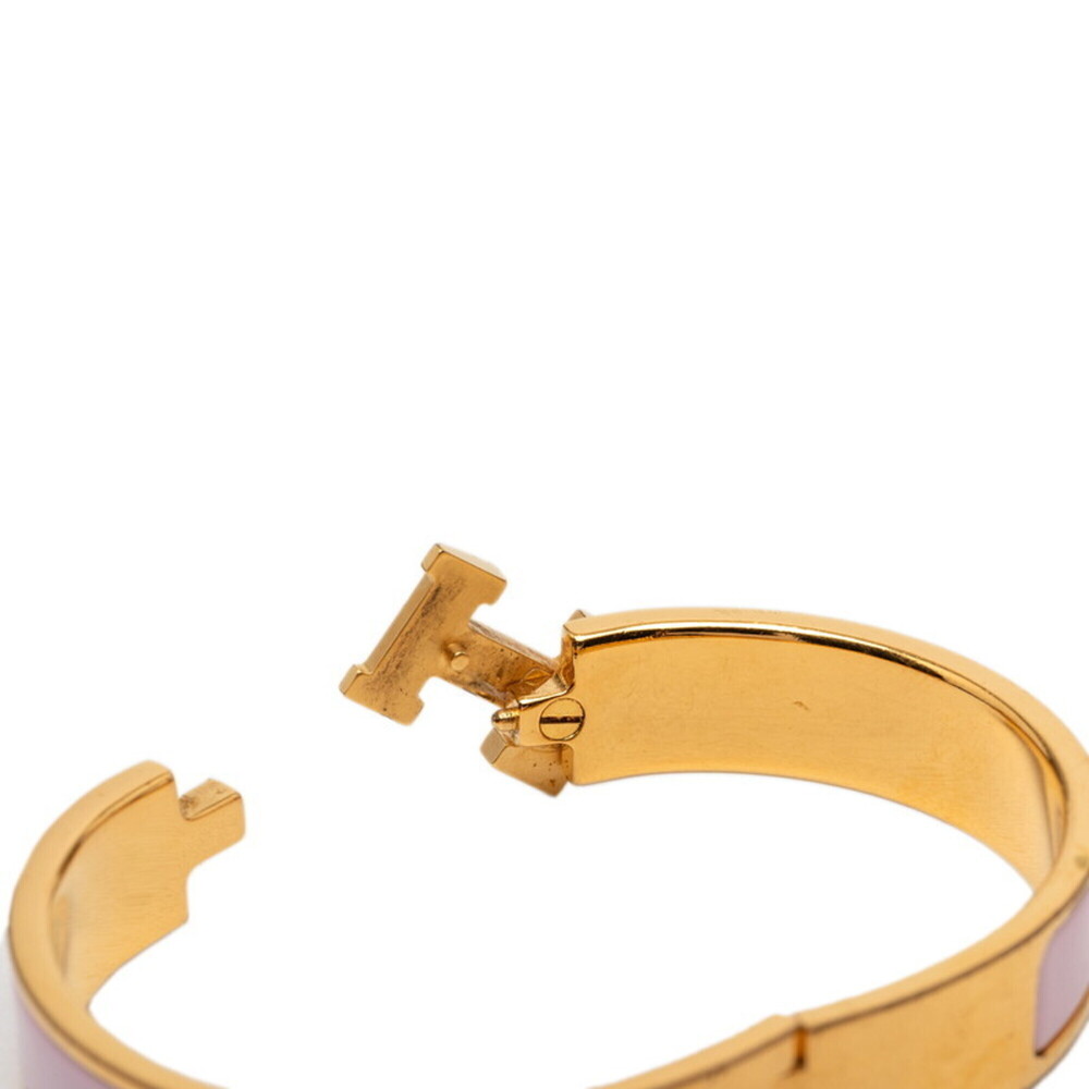 Hermes Click H PM Bracelet, Gold Pink Plated, Women's - Picture 4 of 5